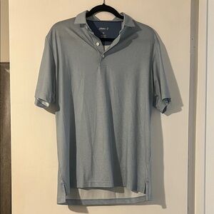 johnnie-O Light Gray Men's Polo Shirt